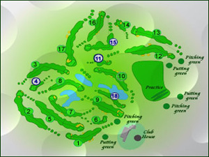 parcours de golf Citrus - La Forêt