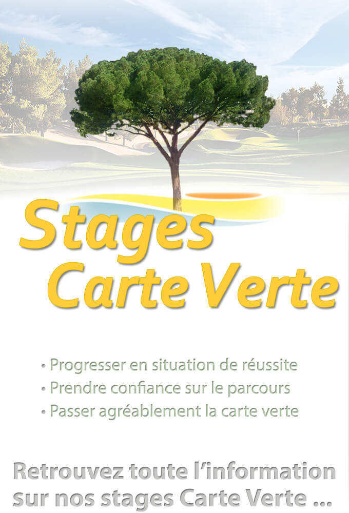 passage de la carte verte en stage intensif 