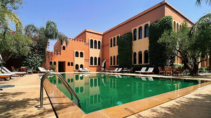 Leçons de golf et hébergement Riad avec piscine 